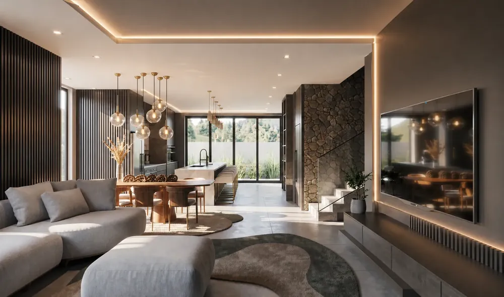 Interiores Casa Lake, projeto de interiores assinado por Ariel Hermes