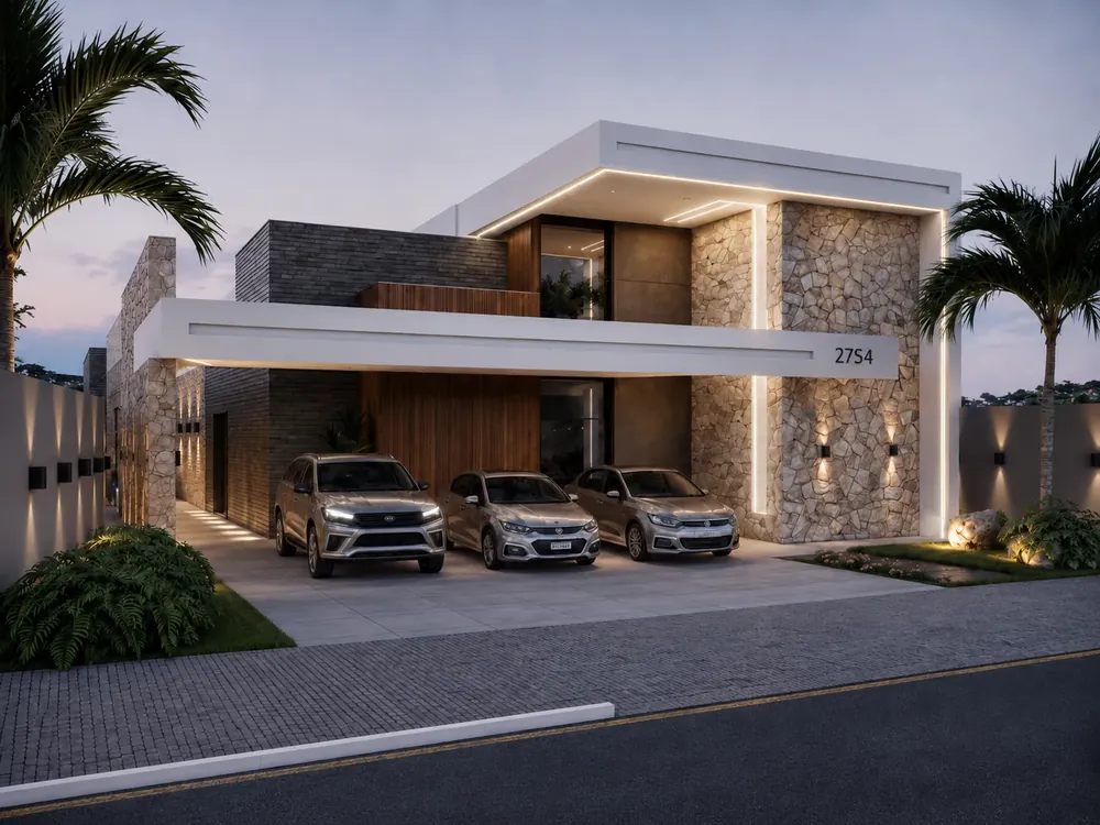 Residência com Pátio, projeto de arquitetura assinado por Ariel Hermes