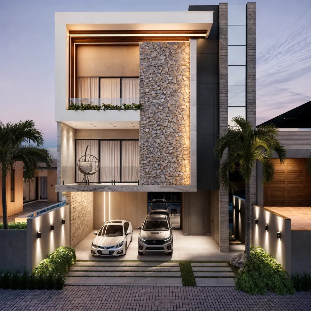 Residência em Pedra, projeto de arquitetura assinado por Ariel Hermes